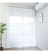 Amazon｜cloth shop布や レースカーテン 2枚組 幅100 x 丈176cm UV